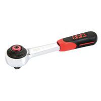 Ratel radio 1/4 scharnierend met centrale knop push - SAM Outillage