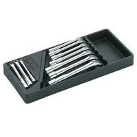 Pijpsleutel 6/12-kant open SD in ABS module 10 delig - SAM Outillage