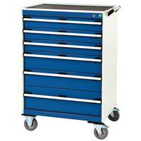 Kast met 6 laden op wielen Cubio - Bott