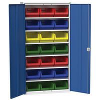 Kast Verso 1050x550x2000mm 21 bakken - Bott