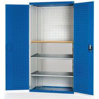 Cubio kast met geperforeerde deuren 1300x650x2000mm - Bott