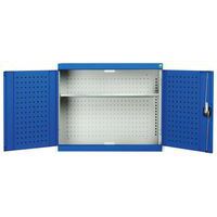 Wandkast Cubio geperforeerde bodem met plank - Bott