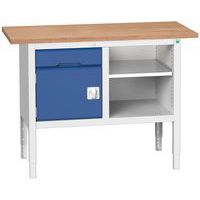 Werkbank monobloc Verso 1250x600x830-930mm - Bott