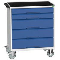 Gereedschapswagen Verso boven 3 randen met laden 800x550x965mm - Bott