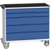 Gereedschapswagen Verso boven 3 randen met laden 1050x550x965mm - Bott