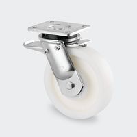 Zwenkwiel met dubbele rem 125 mm - serie 9652