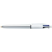 Balpen 4 kleuren, intrekbaar Bic Shine