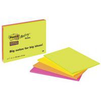 Blok Meeting Note in groot formaat - verschillende kleuren - Post-IT Super Sticky