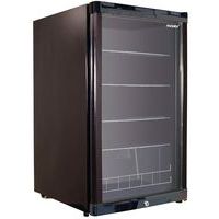 Glasdeur koelkast tafelmodel 130L KK110-BK-NL-HU - Husky