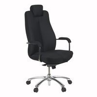 Bureaustoel met verhoogd draagvermogen - gestoffeerde armsteunen - Nowy Styl