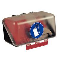 doos voor transparante minihandschoenen