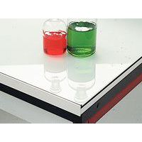 Modulair hoekmeubel voor laboratorium - Geëmailleerd glas - Zonder muurplaat