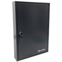 Sleutelkast, Materiaal: Staal, Totale hoogte: 550 mm, Totale breedte: 380 mm, Kleur: Donkergrijs