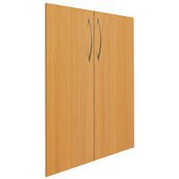 Deurenset voor boekenkast 3 ordnerhoogten - Hammerbacher