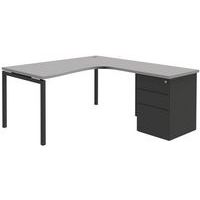 compactbureau met ladeblok