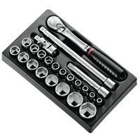 Module met metrische 6-kant doppen 1/2 - MOD. SL161-36