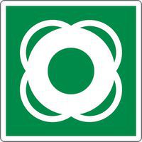 Evacuatiebord - Reddingsboei - Aluminium