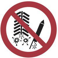 Verbodsbord - Vuurwerk afsteken verboden - Aluminium