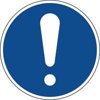 Gebodsbord - Algemeen gebod - Aluminium