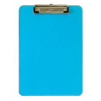 Klembord A4 neon PS transparant staand met beugelklem - Maul