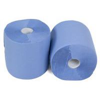 Industriële poetsrol blauw - 800 vellen - Set van 2 - Manutan