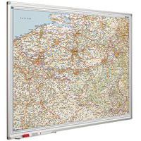 Wegenkaart België en Luxemburg, magnetisch, 110x130 cm