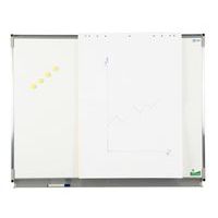Whiteboard emaille met haken