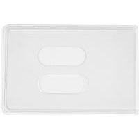 Kaarthoesje pvc voor twee kaarten - set van 100 - Sogedex