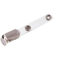 Bretelclip met transparant band - set van 100 - Sogedex