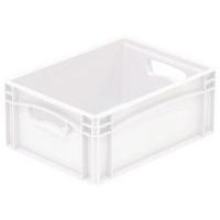 Stapelbaar dichte bak wit 400 x 300 mm