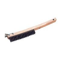 Staalborstel met krabber