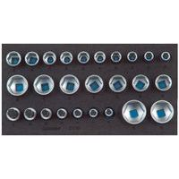 Dopsleutelset 1/2 6-kant in 1/3 module 1500CT1-19 - Gedore