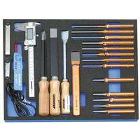 Gereedschapsortiment in module 1/2 2005CT2-119 - Gedore