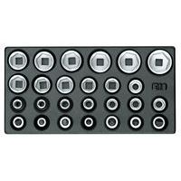 Dopsleutel-schroevendraaierset 1/2 in 1/3 ES ES1500 ES-19 IS Gedore