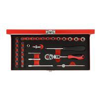Dopsleutelset 1/4 4-13mm 33 delig R49044033 - GedoreRed