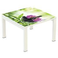 Lage tafel vierkant Easy Office, Type onderstel: 4 poten, Hoogte: 40 cm, Breedte: 60 cm, Totale diepte: 60 cm