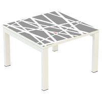 Lage tafel vierkant Easy Office, Type onderstel: 4 poten, Hoogte: 40 cm, Breedte: 60 cm, Totale diepte: 60 cm