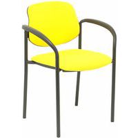 Vergaderstoel Villalgordo stof met armleuning - Piqueras y crespo