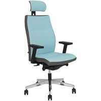 Bureaustoel So-One met 4D-armleuningen en hoofdsteun - Nowy styl