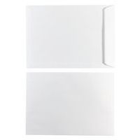 Envelop van wit kraftpapier, zelfklevend