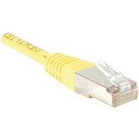 Netwerkkabel budget RJ45 CAT 5e F/UTP geel 0.15 m