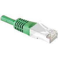 Netwerkkabel budget RJ45 CAT 5e F/UTP groen 0.15 m