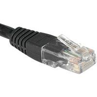 Netwerkkabel RJ45 CAT 5E U/UTP zwart 0.15 m