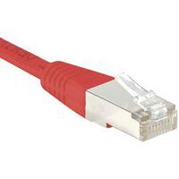 Netwerkkabel budget RJ45 CAT 5e F/UTP rood 3 m