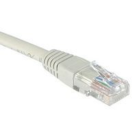 Netwerkkabel budget RJ45 CAT 6 U/UTP grijs 10 m
