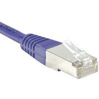 Netwerkkabel RJ45 CAT 6 F/UTP paars 15 m