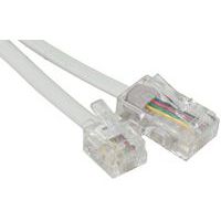 Telefoonsnoer RJ11 naar RJ45 wit - 15 m