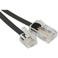 Telefoonsnoer RJ11 naar RJ45 zwart - 15 m