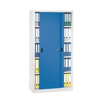 Hoge kast met schuifdeuren - Breedte 100 cm - Diepte 50 cm