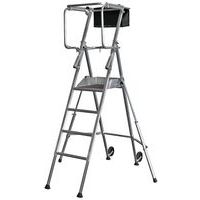 Uiterst compact verrijdbaar werkplatform in T-vorm inklapbaar - Duarib